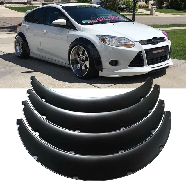 FOR FORD FOCUS MK3 Fender Flares Wheel Arch Extensions Flexible Durable