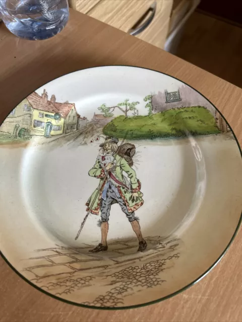 Royal Doulton Dickensware Side Plate - Barnaby Rudge - 8.5" Across