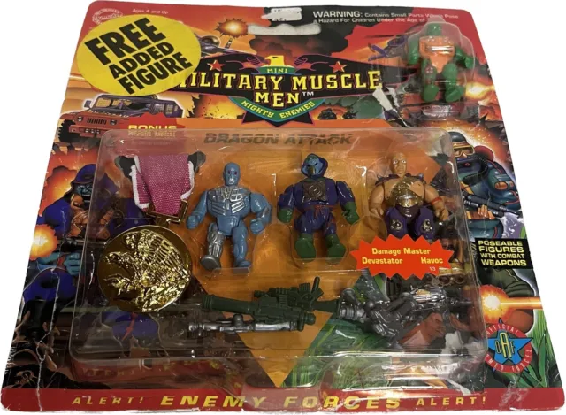 Dragon Attack 1993 San Francisco Toymakers Military Muscle Men