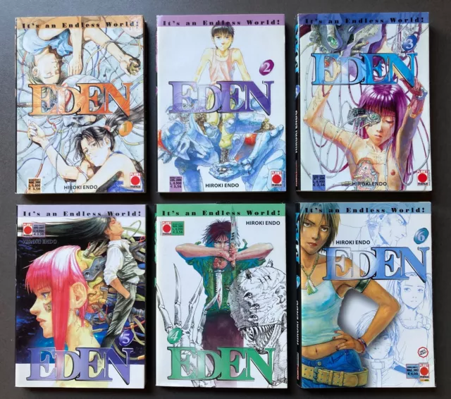 EDEN, Lotto n. 1-6, Collana Manga 2000, Ed. Planet Manga, 2000