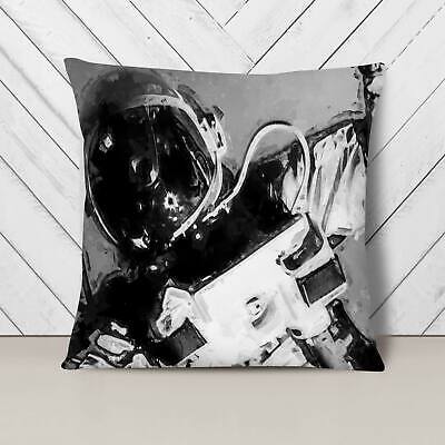Un astronauta in assenza di gravità in astratto 1 x cuscino morbido e Copri Cuscino Divano