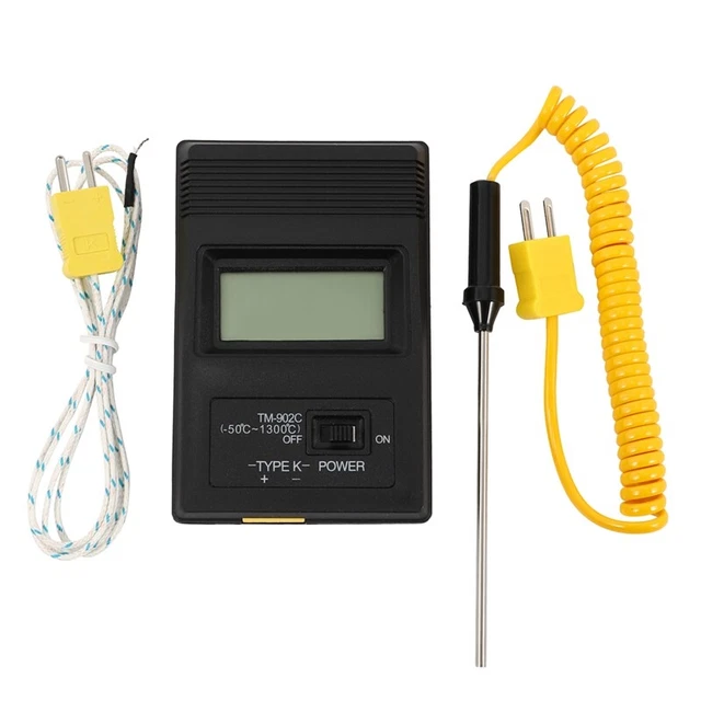 Misuratore di Temperatura TM-902C (Da -50 Celsius a 750 Gradi) TM902C Termo S9Y8