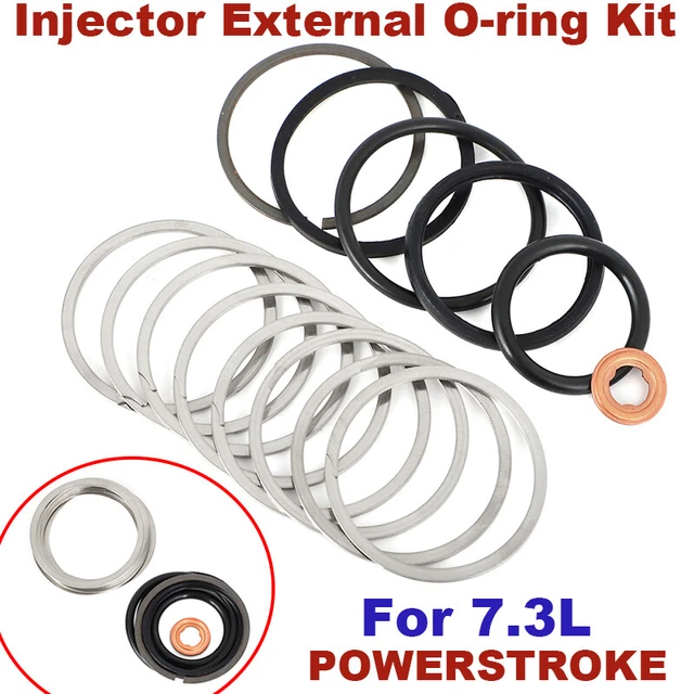 INJECTOR EXTERNAL ORING Kit For T444E/DT466e/15, HEUI w/ Heavy Duty