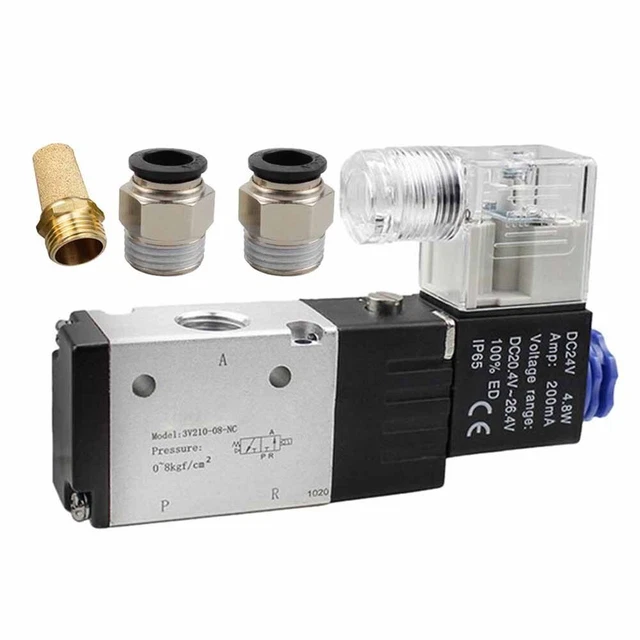 2 Positions 3 Way Electric Solenoid Valve Ideal for Various Applications