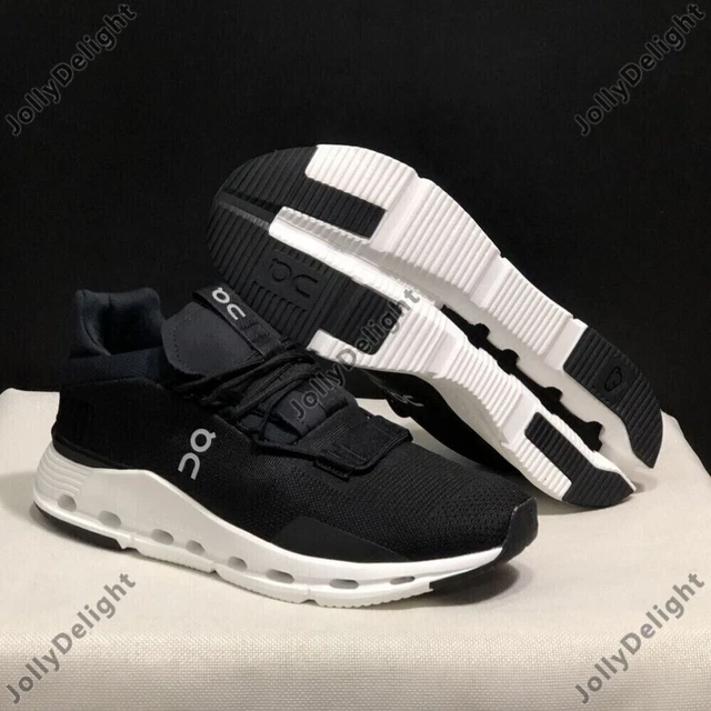 On Cloudnova Unisex Running Shoes Women Men -Phantom White Enhanced Comfort  NEW