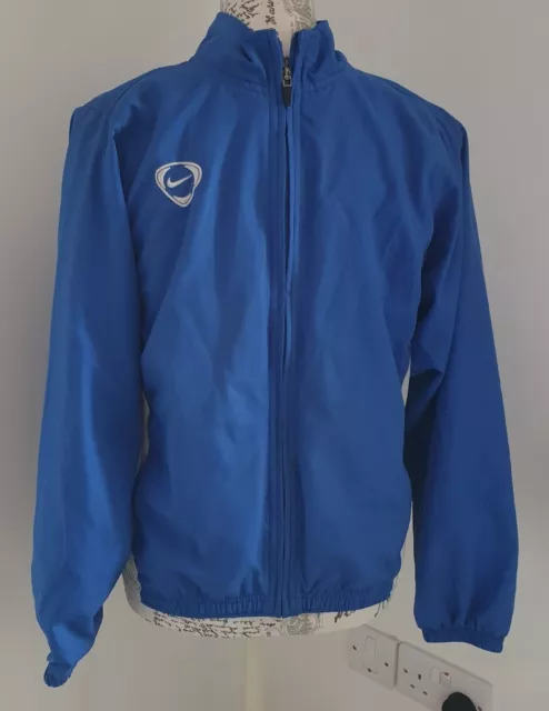 Giacca superiore blu NIKE Sports Track per bambini taglia large ragazzi età 12-13 anni
