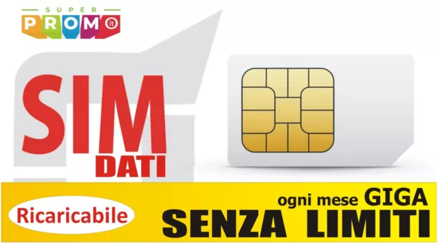 SIM DATI con GIGA ILLIMITATI OVUNQUE TU SIA - Sim Trio