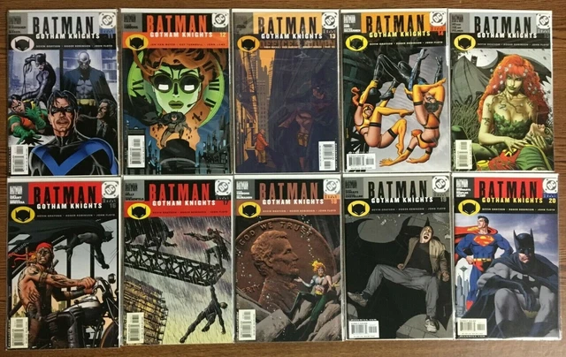 Batman Gotham Knights #11-20 (DC Comics 2001) Collection Lot Run Set Black&White