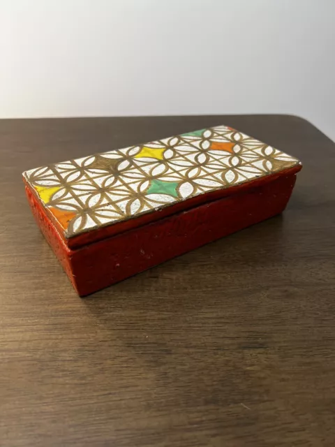 Aldo Londi Bitossi Mid Century Italian Cigarette Box