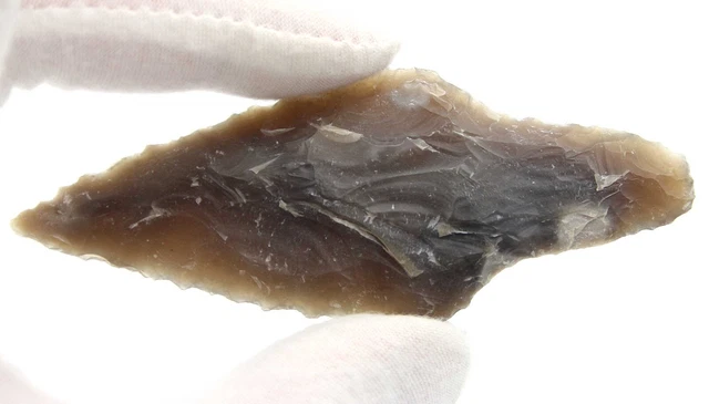 Ancient Rare Battle Hunting Stone Flint Arrowhead Spear Neolithic Bronze Age