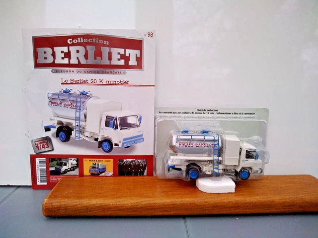 IXO , berliet le stradair 20 laitier N°19 , 1/43° neuf