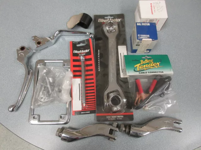Odd Motorcycle Parts & Tools Garage Clean-up Lot Some New