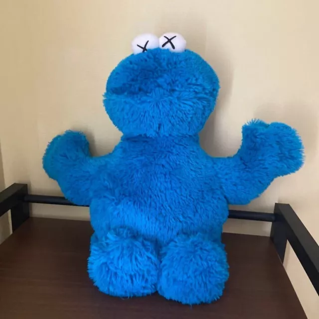 KAWS Sesame Street Plush UNIQLO Limited Elmo Cookie Monster Big Bird Set USED 3