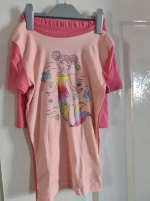 Girls Kirkland Pyjama Top And Shorts Set Age 10