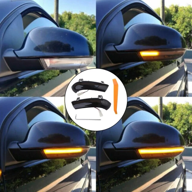 Dynamic LED Car Side Rearview Turn-Signal Indicator Light for B6 Golf 5