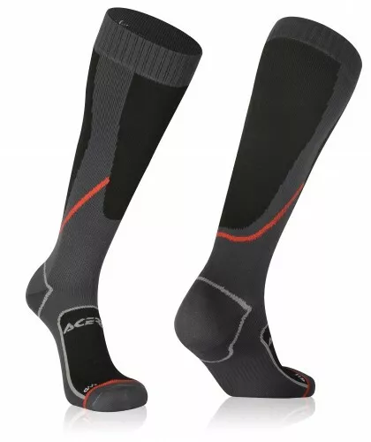 Acerbis Keine Nassen Wasserdichten Langen Socken Trail Enduro Mx Mtb Grösse 8-10 L/Xl 42-44