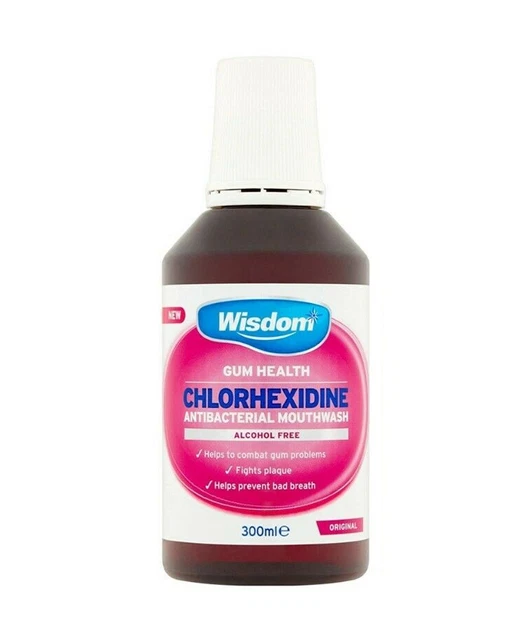 WISDOM CHLORHEXIDINE MOUTHWASH Original Antibacterial Alcohol Free WISDOM CHLORHEXIDINE MOUTHWASH Original Antibacterial Alcohol Free
