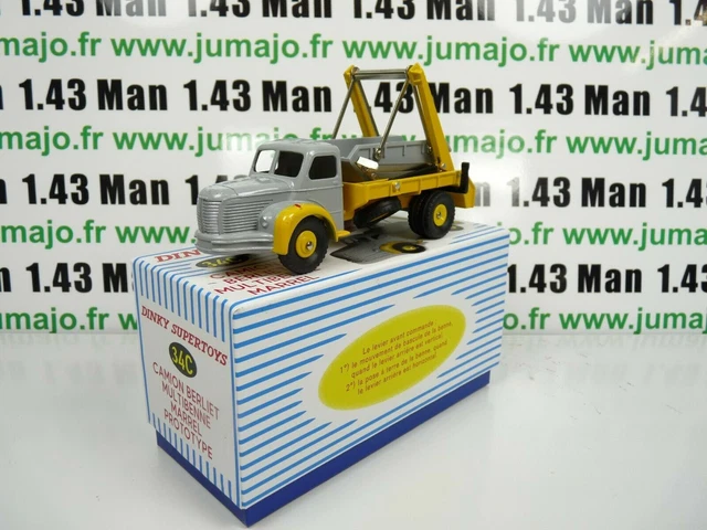 Camion Berliet GLC 6r Multibenne Marrel - Modèle Réduit Dinky Toys/Atlas 1/43 - Neuf Boîte - 34C