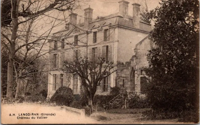 *39045 cpa 33 Langoiran - Château du Vallier