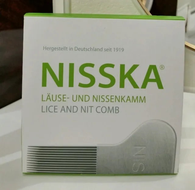 Special NISSKA Comb Lice Nit Stainless Steel Rid Headlice lice free fast & easy