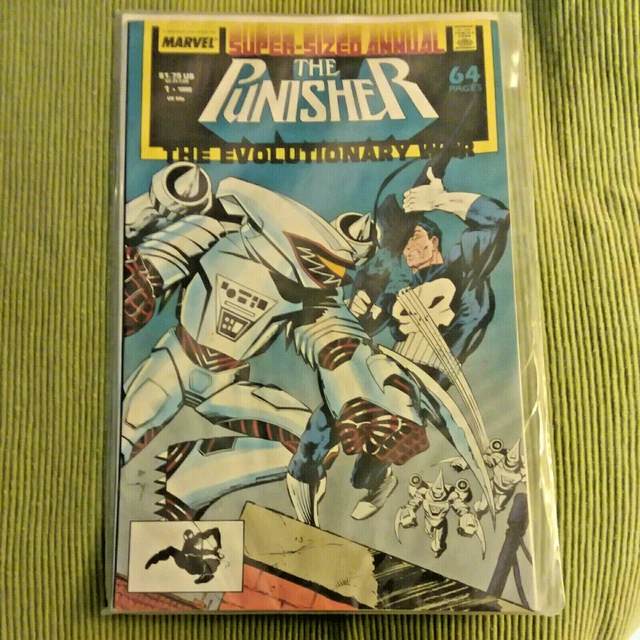 Marvel Comics THE PUNISHER Super-Sized Annual #1 (1988) Evolutionary War