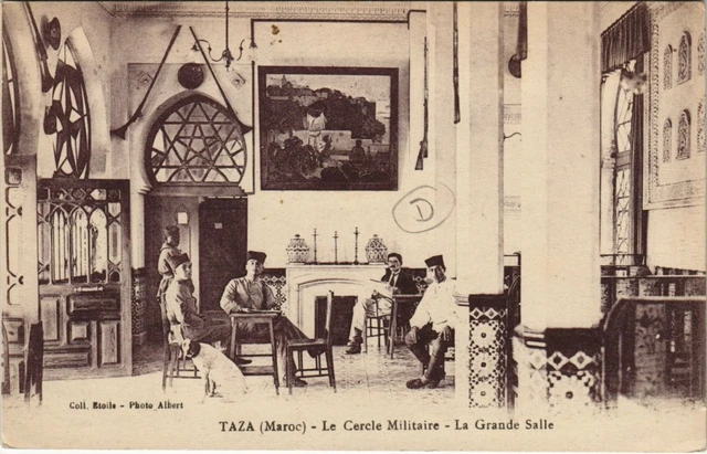 CPA AK TAZA - Le Cercle Militaire. La Grande Salle MAROC (669603)