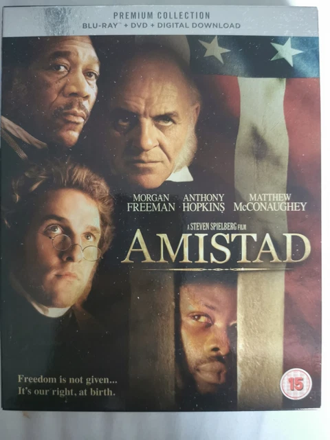 AMISTAD MATTHEW MCCONAUGHEY Morgan Freeman Anthony Homk8ns Blu-ray/DVD