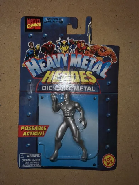 Toy Biz Heavy Metal Heroes Die Cast 1997: Silver Surfer