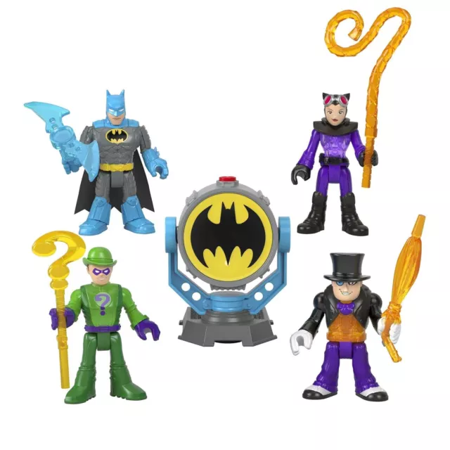 IMAGINEXT DC Super Friends Bat-Tech Bat-Signal Figuren Multipack - Batman Riddle