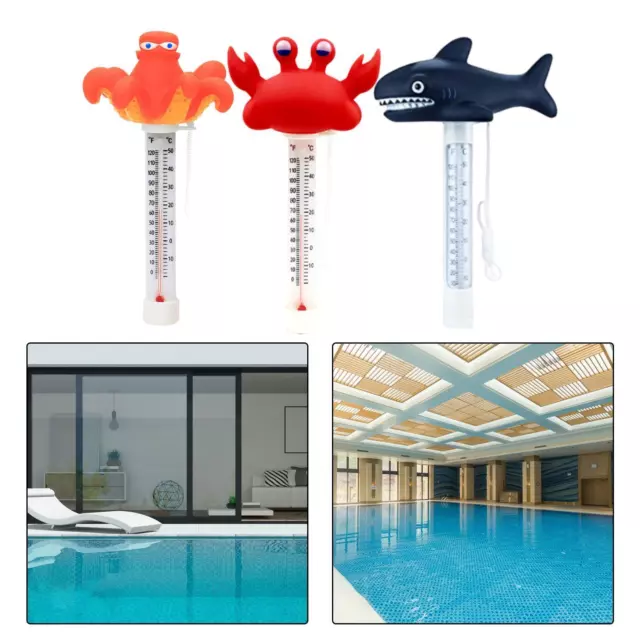 Floating Pool Thermometer for Hot Tubs Aquariums Outdoor Indoor Swimming
