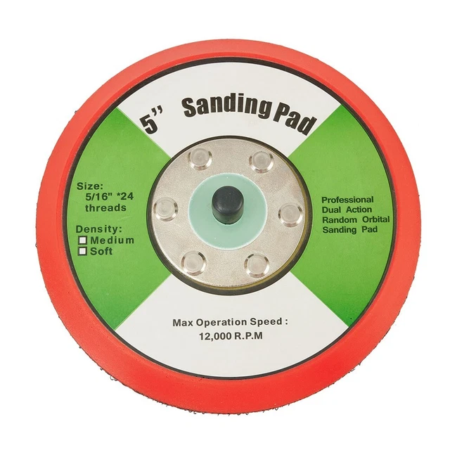 Take Your Polishing to the Next Level 5in (125mm) Hook and Loop Backing Pad