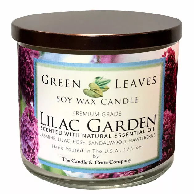 Lilac Garden Scented All Natural Soy Wax Candle, Freshly Handmade When You Order 3
