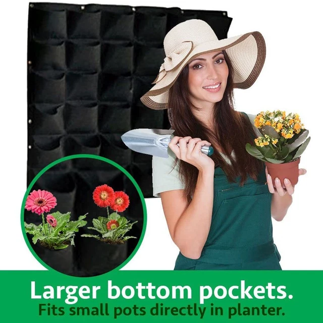 Feutre Cultiver des sacs Pots de fleurs Sacs de plantation Planteur suspendu
