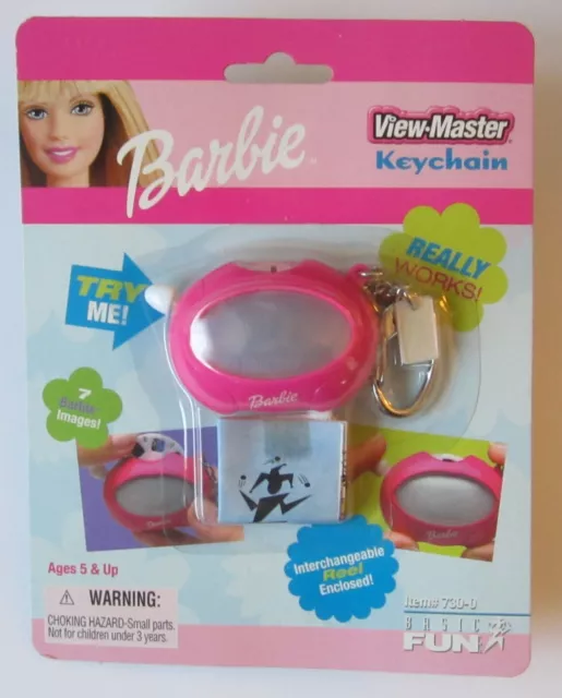 Basic Fun Barbie View-Master Llavero Mini Visor Nuevo En Paquete