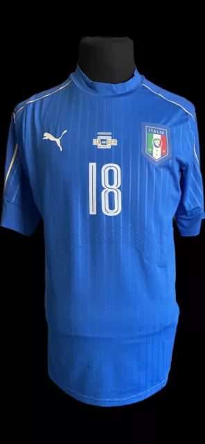 🇮🇹 Italy MATCH WORN ISSUED Shirt Maglia Trikot 2016 PAROLO v GERMANY 2016 COA