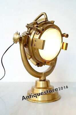 Hollywood Antique Spotlight Nautical Decorative Table Lamp table top Searchlight