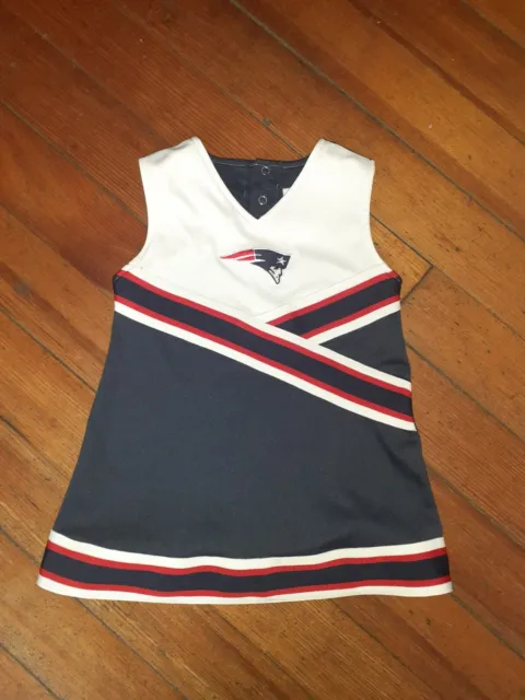 3t Girls New England Patriots Cheerleader Outfit Dress NFL Team Football Top