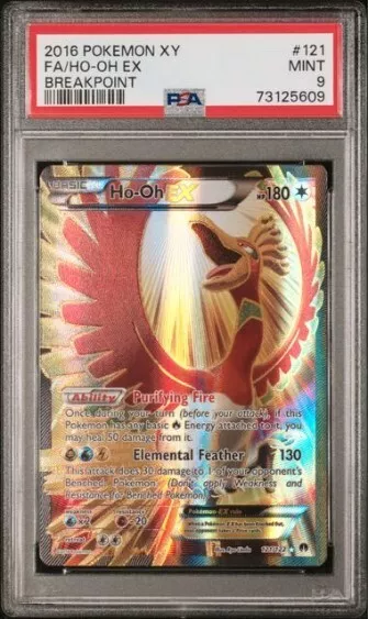 Ho-oh V - 080/068 - PSA 9 - SR - Full Art - Incandescent Arcana