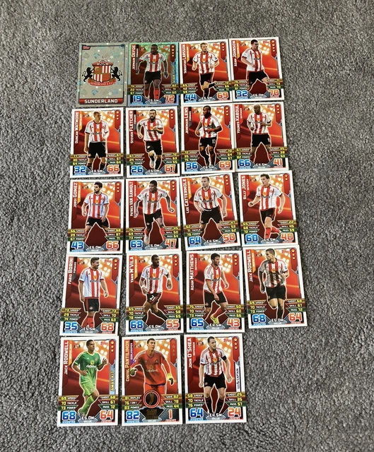Sunderland FC Topps Match Attax Fußball Karten Konvolut x19 Karten | 15/16