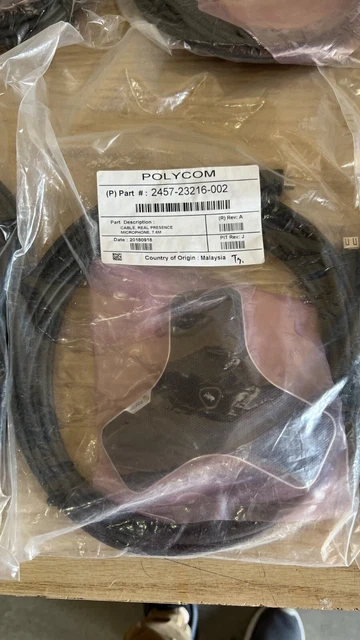 Polycom RealPresence Group Microphone Array Cable 2457-23216-002 New