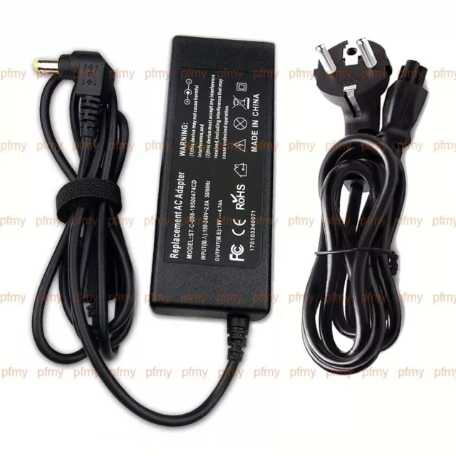 Notebook Netzteil Ladegerät für Acer Aspire LITEON PA-1900-24 Laptop AC Adapter