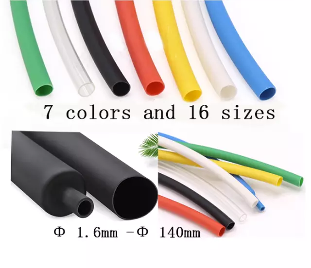 Various Sizes & Colors 3:1 Shrinkage Double Wall With Glue Heatshrink Tube