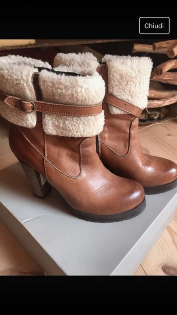 STIVALI DONNA IN pelle N 39 EUR 30,00 PicClick IT