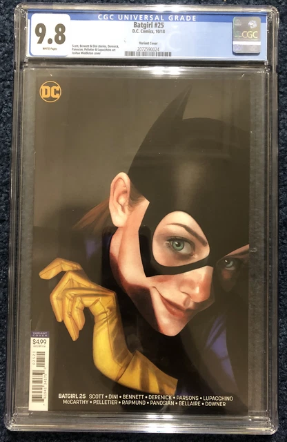 Batgirl #25 Joshua Middleton Variant Cover! CGC 9.8 DC Comics 2018