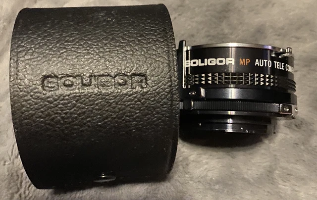 Soligor 2x Teleconvertidor para Ajuste Lente de Cámara M/MD Minolta - ¡Excelente Estado!
