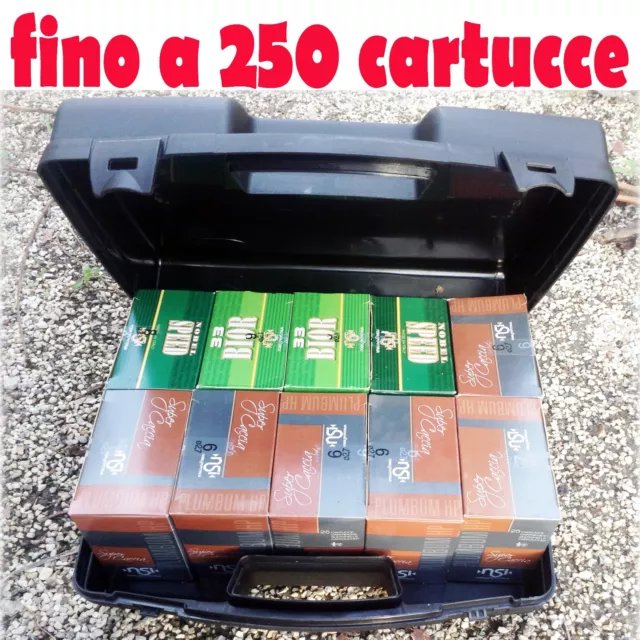 VALIGETTA PORTA CARTUCCE portacatucce scatole in plastica caccia tiro  piattello EUR 11,00 - PicClick IT