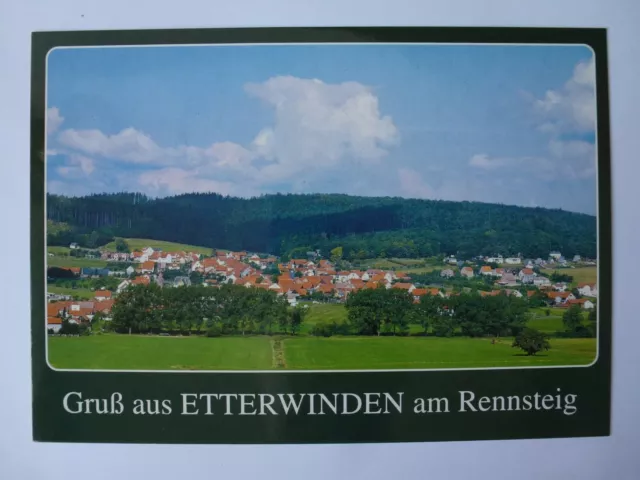 AK Etterwinden bei Eisenach Gemeinde Moorgrund Wartburgkreis Gesamtansicht