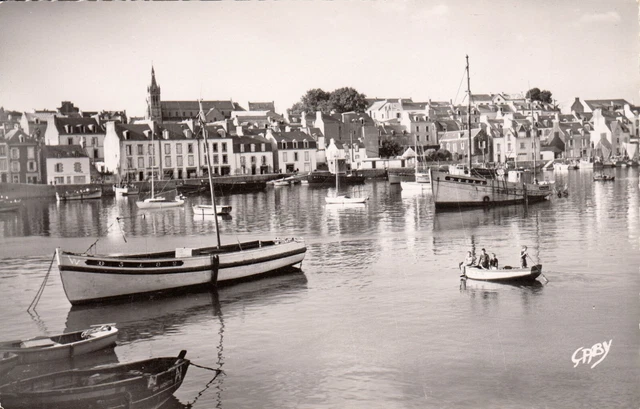 Carte postale ancienne old postcard TREBOUL FINISTÈRE le port