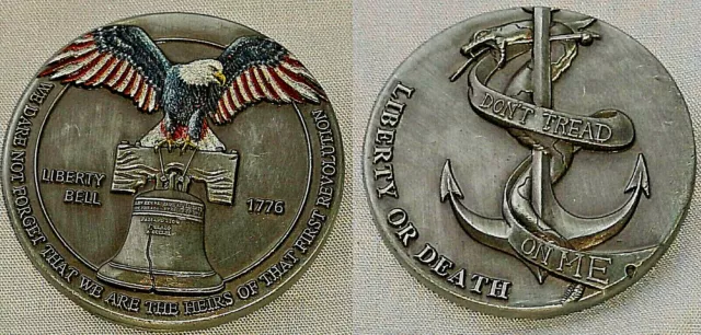 Independance　Medal　JUSTICE　ANTIQUE　11,54　PicClick　FR　Death　BELL　Coin　American　Eagle　EUR　LIBERTY　Silver