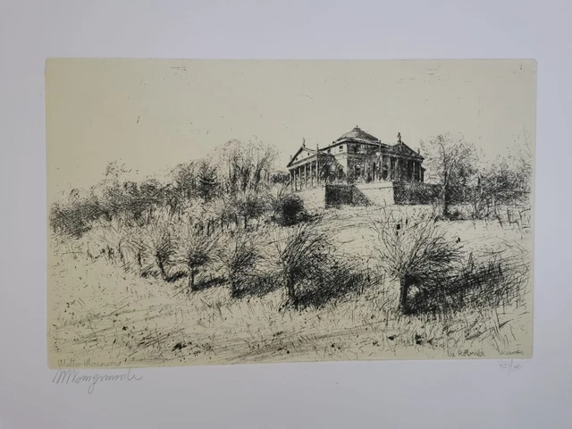 Incisione acquaforte Matteo Massagrande